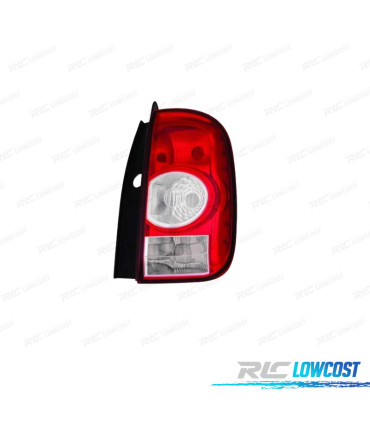 FEUX ARRIÈRE DROIT POUR DACIA DUSTER 10-13 BLANC ROUGE