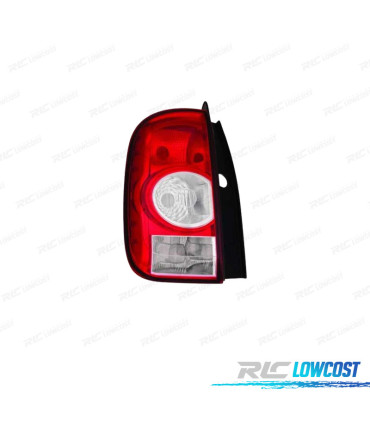 FEUX ARRIÈRE GAUCHE POUR DACIA DUSTER 10-13 BLANC ROUGE