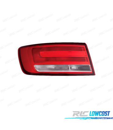 FEUX ARRIÈRE GAUCHE POUR AUDI A4 BERLINE 15-20 BLANC ROUGE