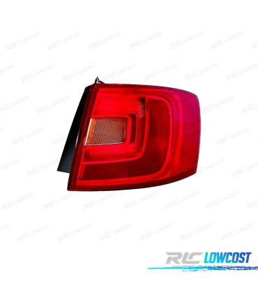 FEUX ARRIÈRE DROIT POUR VOLKSWAGEN VW JETTA IV 11-14 AMBRE ROUGE