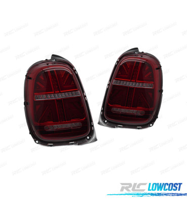 FEUX ARRIÈRE LED MINI COOPER F55 F56 F57 14-17 ROUGE FUMÉ