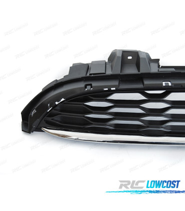 CALANDRE MINI COOPER F55 F56 F57 14-21 LOOK SPORT NOIR CHROME