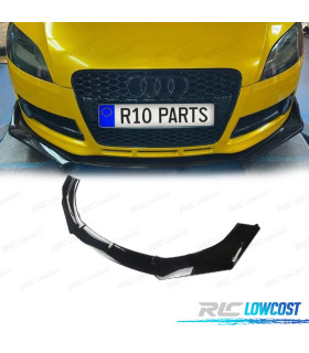 SPOILER LAME DE PARE-CHOCS AVANT AUDI TT 06-10 NOIR BRILLANT