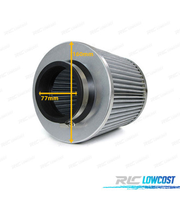 FILTRE UNIVERSEL ADMISSION DIRECTE AVEC ADAPTATEURS ROUGE