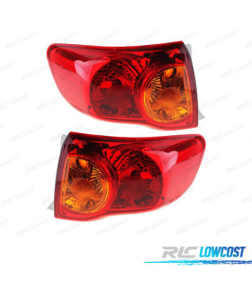 FEUX ARRIÈRE EXTÉRIEUR POUR TOYOTA COROLLA BERLINE 4P 07-10
