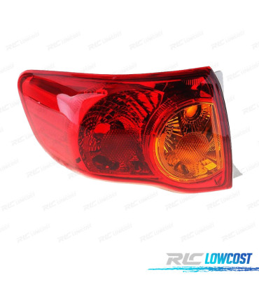 FEUX ARRIÈRE GAUCHE EXTÉRIEUR POUR TOYOTA COROLLA BERLINE 4P 07-10
