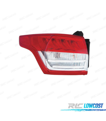 FEUX ARRIÈRE GAUCHE POUR FORD KUGA II 13-17 LED BLANC ROUGE