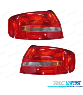 FEUX ARRIÈRE AUDI A4 12-15 BERLINE BLANC ROUGE