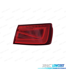 FEUX ARRIÈRE DROIT AUDI A3 4P 12-16 BERLINE LED ROUGE FUMÉ