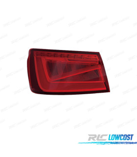 FEUX ARRIÈRE GAUCHE POUR AUDI A3 4P 12-16 BERLINE LED ROUGE FUMÉ