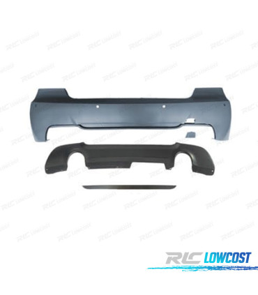PARE-CHOCS ARRIÈRE BMW E92 E93 LOOK M DOUBLE SORTIES PDC