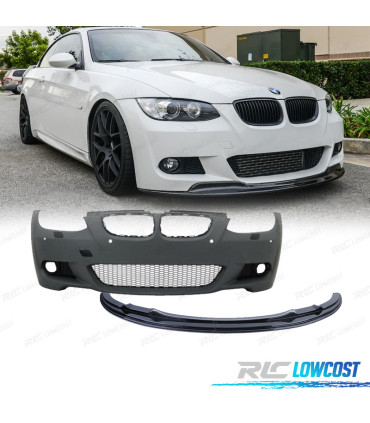 PARE CHOCS + SPOILER FRONTAL BMW E92 E93 06-09 PACK M PDC SRA