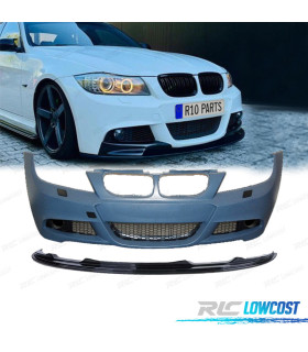 PARE CHOCS BMW E90 E91 LCI 08-12 LOOK M SRA + SPOILER LIP