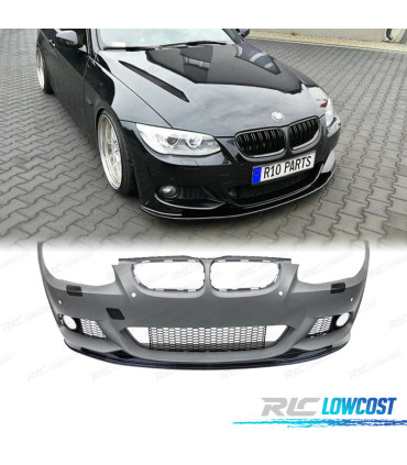 PARE CHOCS + SPOILER FRONTAL BMW E92 E93 10-14 COUPE CABRIO PDC SRA LOOK M PERFORMANCE