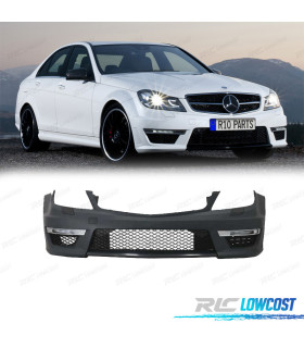 PARE CHOCS FRONTAL MERCEDES CLASE C W204 11-14 LOOK AMG C63 SRA