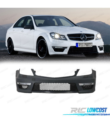 PARE CHOCS FRONTAL MERCEDES CLASE C W204 11-14 LOOK AMG C63 SRA