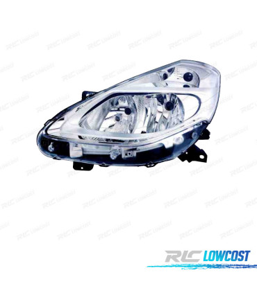 PHARE GAUCHE POUR RENAULT CLIO III COLLECTION 09-12 CHROMÉ