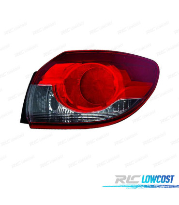 FEUX ARRIÈRE DROIT POUR MAZDA 6 WAGON 12-14 LED FUMÉ ROUGE