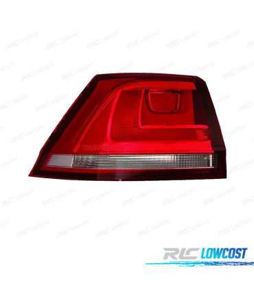 FEUX ARRIÈRE GAUCHE POUR VOLKSWAGEN VW GOLF VII VARIANT 12-17 BLANC ROUGE
