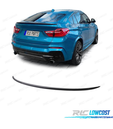 AILERON BECQUET BMW X4 F26 14-18 LOOK M PERFORMANCE NOIR BRILLANT