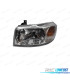 PHARE GAUCHE FORD TRANSIT 00-06 FOND CHROMÉ