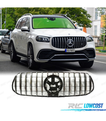 CALANDRE MERCEDES CLASSE GLS X167 20- LOOK GT SILVER