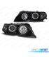 PHARES BMW E46 01-05 ANGEL EYES FOND NOIR