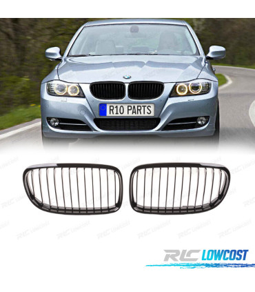 CALANDRE BMW E90 E91 LCI 08-12 LOOK M NOIR BRILLANT