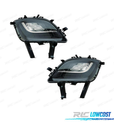 PHARES ANTIBROUILLARD POUR OPEL ASTRA J 5P 10-15 SPORTS TOURER 10-16 FOND NOIR