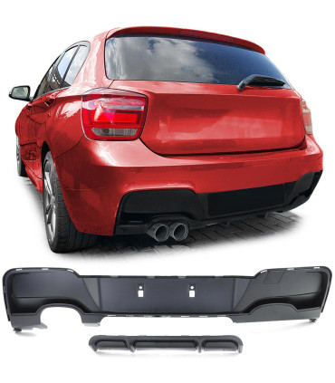 DIFFUSEUR BMW F20 F21 11-15 LOOK M PERFORMANCE DOUBLE COTÉ GAUCHE