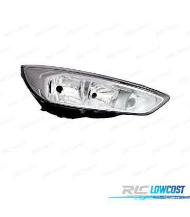 PHARE DROIT FORD FOCUS 14-18 FOND CHROMÉ