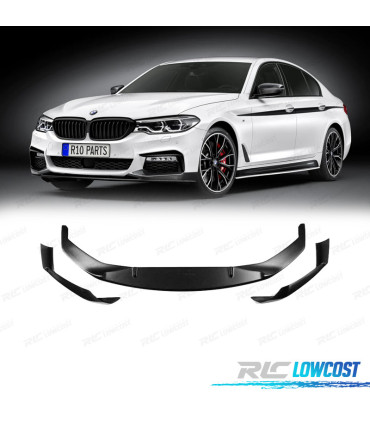 SPOILER LAME AVANT BMW G30 G31 17-19 LOOK M PERFORMANCE NOIR MAT