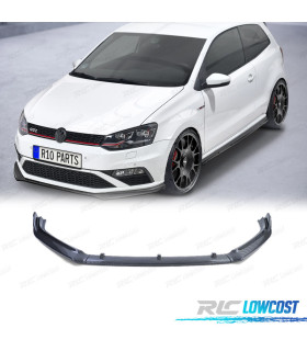 SPOILER LAME AVANT VOLKSWAGEN VW POLO 6C 14-17 CARBONE