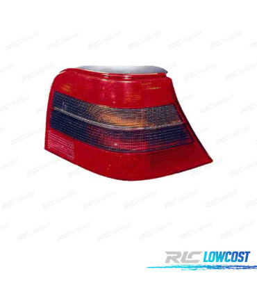 FEUX ARRIÈRE DROIT POUR VOLKSWAGEN VW GOLF MK4 3 5P 97-03 FUMÉ