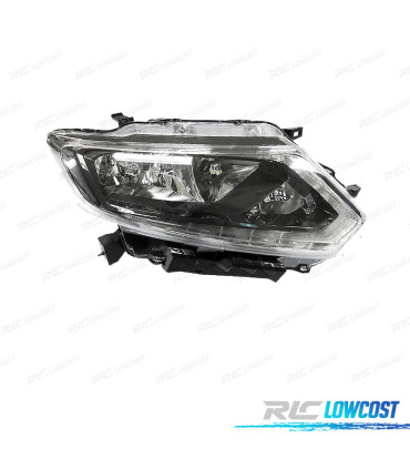 PHARE DROIT POUR NISSAN XTRAIL 14-18 LED FOND NOIR