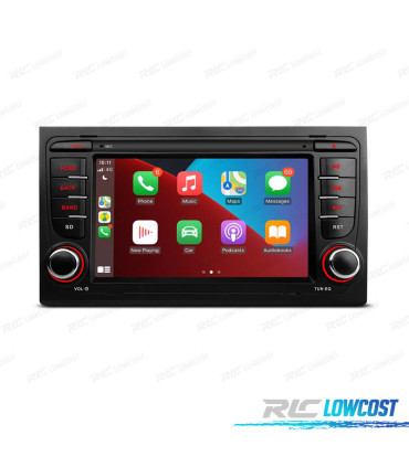 7″ ANDROID 12 OCTACORE DDR4 2GB RAM 32GB ROM SSD RADIO GPS CARPLAY ANDROID AUTO DSP INTÉGRÉS 4x45W AUDI SEAT