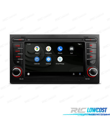 7″ ANDROID 12 OCTACORE DDR4 2GB RAM 32GB ROM SSD RADIO GPS CARPLAY ANDROID AUTO DSP INTÉGRÉS 4x45W POUR AUDI SEAT