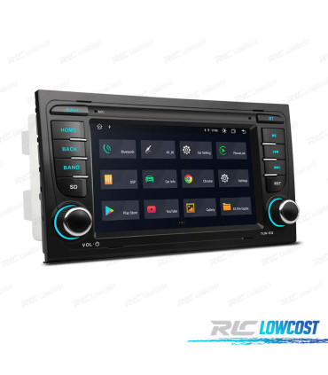 7″ ANDROID 12 OCTACORE DDR4 2GB RAM 32GB ROM SSD RADIO GPS CARPLAY ANDROID AUTO DSP INTÉGRÉS 4x45W AUDI SEAT