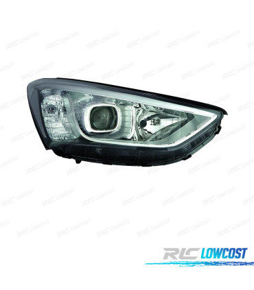 PHARE DROIT POUR HYUNDAI SANTA FE 13-17 LED FEUX DIURNES