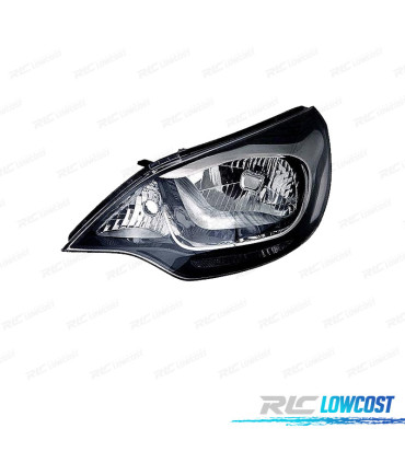 PHARE GAUCHE KIA RIO 4P 12-14 FOND NOIR