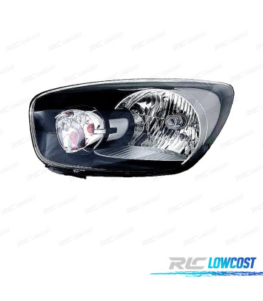PHARE GAUCHE POUR KIA PICANTO 11- FOND NOIR