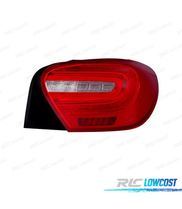 FEUX ARRIÈRE DROIT POUR MERCEDES CLASSE A W176 12-15 LED BLANC ROUGE