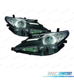 PHARES POUR TOYOTA AURIS 13-15 LED FOND NOIR