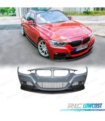 PARE CHOCS FRONTAL BMW F30 15-19 LOOK M PERFORMANCE PDC