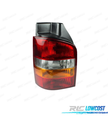 FEUX ARRIÈRE GAUCHE POUR VOLKSWAGEN VW TRANSPORTER T5 MULTIVAN CARAVELLE 1P 03-09 FUMÉ