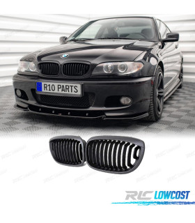 CALANDRES BMW E46 COUPÉ CABRIO 03-07 NOIR