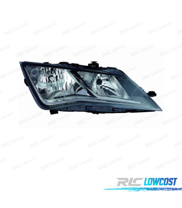 PHARE DROIT POUR SEAT LEON 12-16 FOND NOIR