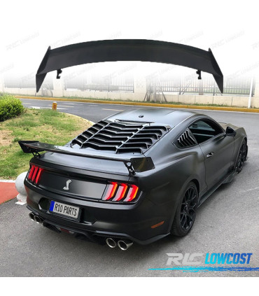 AILERON SPOILER FORD MUSTANG 15-21 LOOK GT500 ABS NOIR