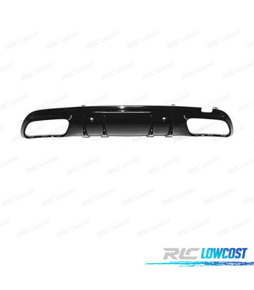DIFFUSEUR MERCEDES CLASSE C W205 4P 18-21 LOOK AMG NOIR BRILLANT