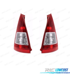 FEUX ARRIÈRE POUR CITROEN C3 02-10 ROUGE BLANC